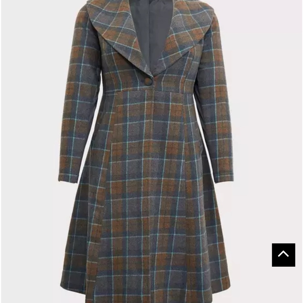 Torrid Outlander Mackenzie Tartan Plaid Coat 4X